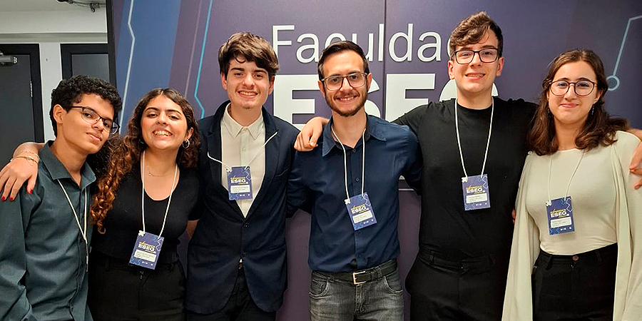 alunos no evento eseg experience 