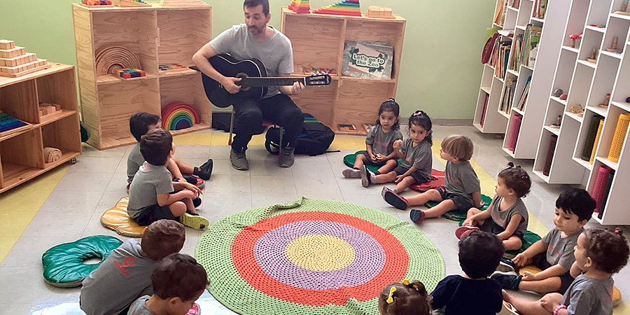 aula de música e cantigas de roda 